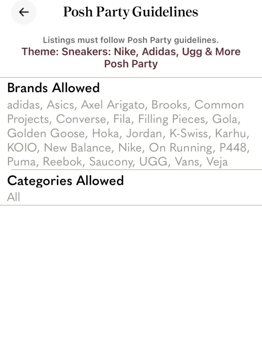 🎊POSH PARTY 🎉 Best in SNEAKERS✅ Tues. 7/21 @12 EST
